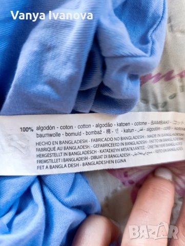 Zara синя памучна рокля, снимка 9 - Рокли - 50753374