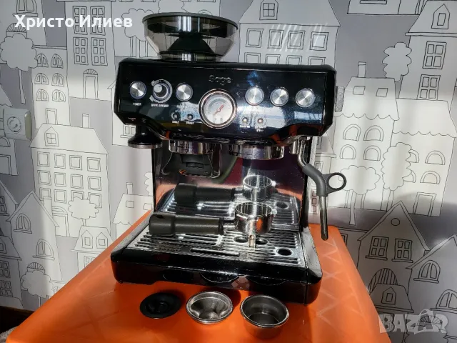 SAGE Barista Express Еспресо машина Кафемашина с кафемелачка, снимка 2 - Кафемашини - 49314705