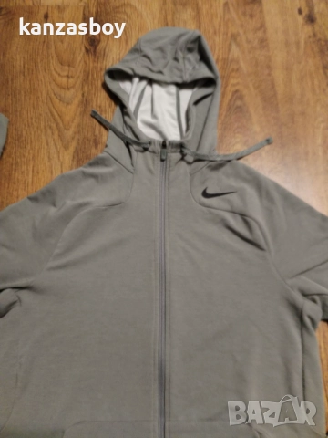Nike Dri Fit Touch Training FZ Hoodie Fleece - страхотно мъжко горнище С, снимка 7 - Спортни дрехи, екипи - 52868949