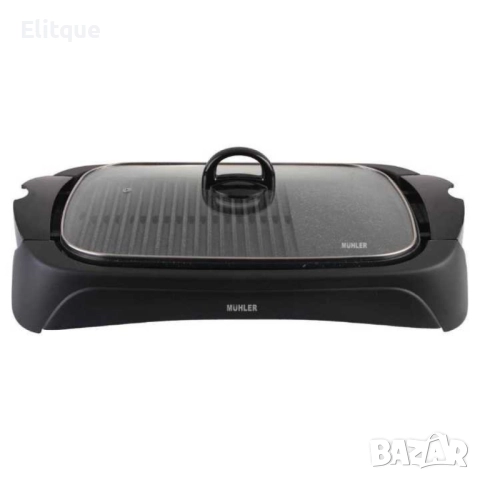 Скара електрическа с капак, мраморно покритие, 2000W, снимка 4 - Друга електроника - 52852763