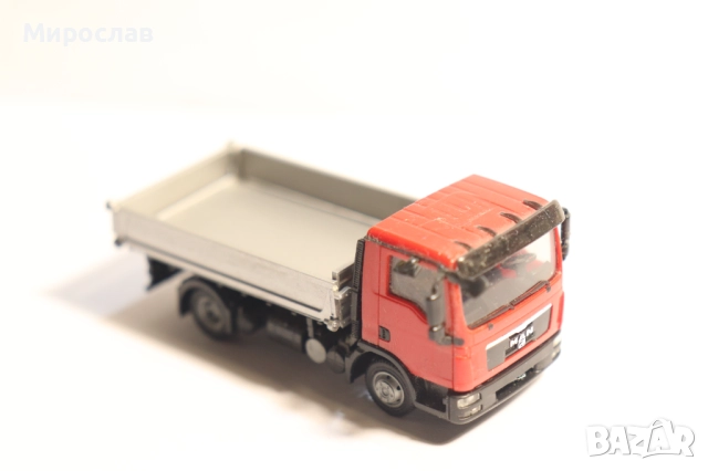 HERPA H0 1/87 MAN САМОСВАЛ КАМИОН МОДЕЛ, снимка 4 - Колекции - 52864889