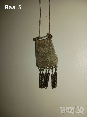Стар нагръден накит възрожденски тип - трепка , медальон, снимка 4 - Антикварни и старинни предмети - 53511446