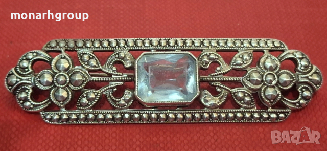Сребърна брошка 
