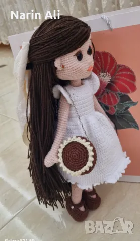 Ръчно плетена кукла, снимка 5 - Кукли - 49520718