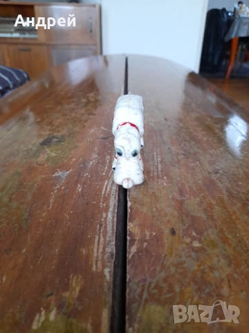 Стара играчка,фигурка куче, снимка 2 - Колекции - 53385494