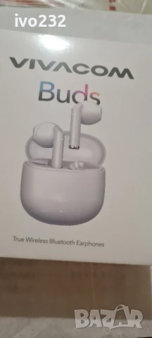Безжични cлушaлки Vivacom Buds True Wireless Earphones, до 25 чaca