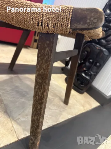 спа балийски стол с дърво и естествен ратан , ортопедична форма , снимка 4 - Столове - 50254197