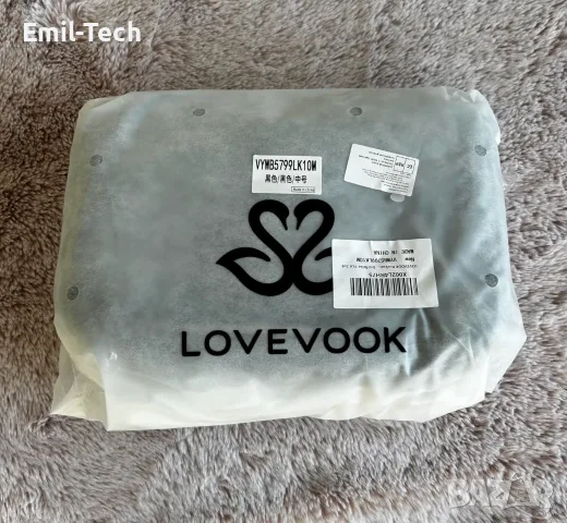 Дамска раница за лаптоп 15.6″ 25L лека, черна LOVEVOOK, снимка 7 - Раници - 55960847