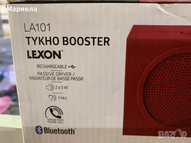 Силиконова Bluetooth Колона 2х5W / Bluetooth Колона LEXON / Червена Безжична Колона, снимка 3 - Bluetooth тонколони - 47289074