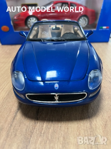 Чисто нова метална колекционерска количка MASERATI SPYDER 2000г.1:18, снимка 5 - Колекции - 51660117