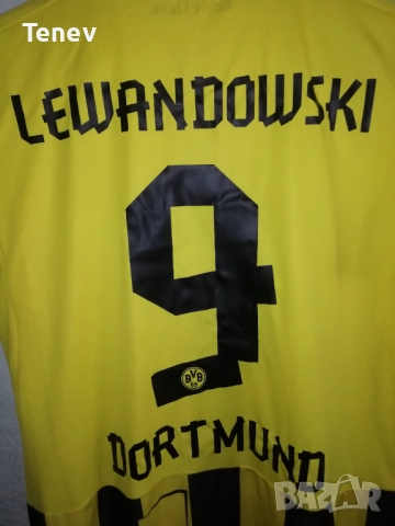 Borussia Dortmund Lewandowski 2012 2013 Champions League Puma оригинална тенсика фланелка Дортмунд , снимка 3 - Тениски - 52814630