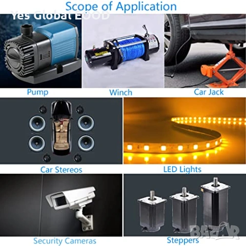 MEISHILE Захранване 12V 50A 600W AC→DC, снимка 2 - Захранвания и кутии - 53644653