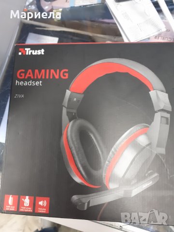 Гейминг Слушалки c Микрофон Trust Ziva Gaming Headset, снимка 4 - Слушалки и портативни колонки - 34555640
