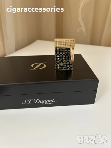 Запалка S.T. Dupont Ligne 2 Fuente – пълен комплект, като нова, снимка 7 - Запалки - 55957745