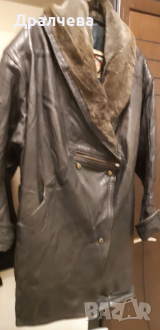 Дамска кожено яке,шуба,eст.кожа, снимка 2 - Палта, манта - 36333668