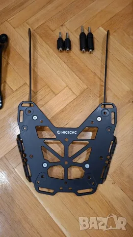 Багажник и дръжки NiceCNC за Tenere 700 Top Luggage Rack, снимка 6 - Аксесоари и консумативи - 56061064