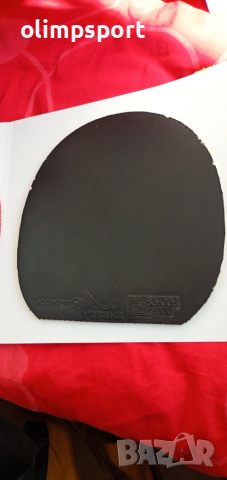 гума за тенис на маса Yasaka rakza 9 max 2 месеца игра  размери 150 х157мм черна