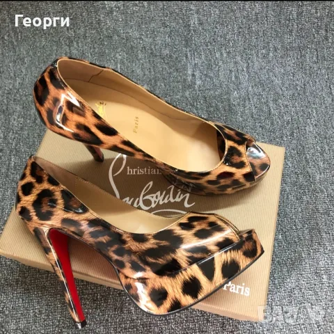 Дамски обувки/токчета Christian Louboutin Fetish Leopard 35-42 номер, снимка 4 - Дамски обувки на ток - 55927043