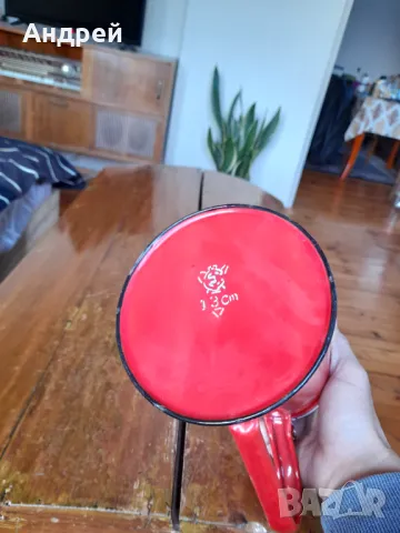 Стар емайлиран чайник #75, снимка 7 - Други ценни предмети - 49131046