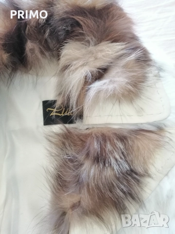 Дамски елек от естествен заешки косъм, снимка 7 - Елеци - 52108670