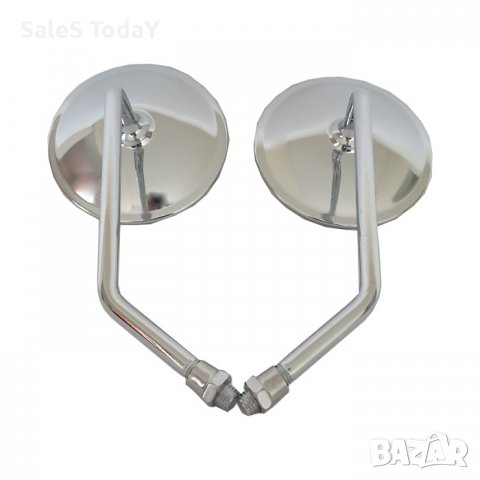 Огледала за мотор, Ф8мм/Ф10мм, 2бр/к-т + преходник, снимка 3 - Аксесоари и консумативи - 40034550