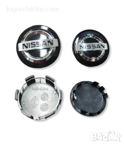 Капачки за джанти за Nissan Кашкай, Джук, Ноут, Навара, Пулсар - Сребристи/Черни, снимка 3 - Аксесоари и консумативи - 35482493