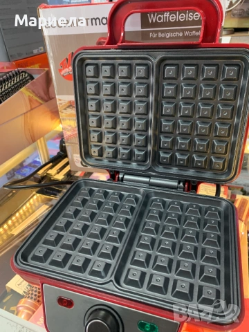 Гофретник за белгийски гофрети 1000W , снимка 2 - Гофретници - 53590376