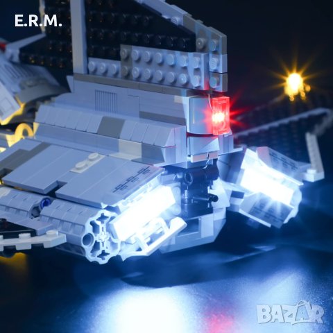 BRIKSMAX Led Lighting Kit for The Bad Batch Attack Shuttle - Съвместим с Lego 75314 Building Blocks , снимка 3 - Колекции - 41169664