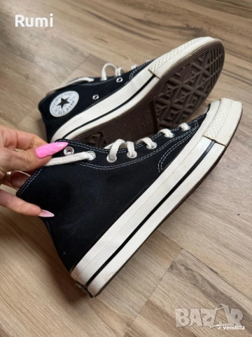 Оригинални черни високи кецове Converse ! 39 н, снимка 9 - Кецове - 52258042