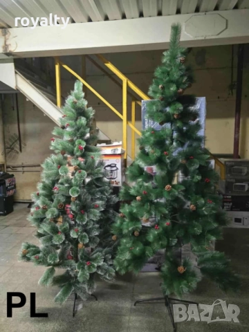 Коледни елхи с бели връхчета – различни размери, снимка 9 - Декорация за дома - 52238364