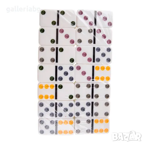 Игра на домино в метална кутия, снимка 3 - Домино - 49325269