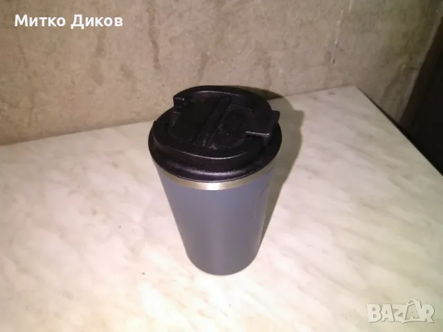 Термочаша нова за кафе чай 450млл станлес стийл метална vacuum mug