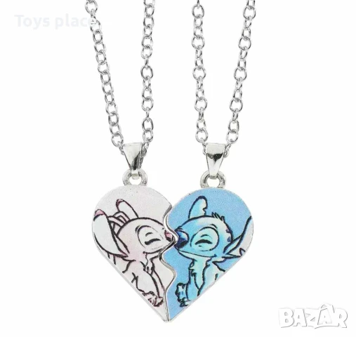 Комплект колиета BFF Лило и Стич Lilo and Stitch , снимка 3 - Други - 50726882