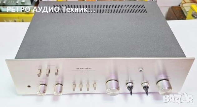 Винтидж сет на марката Rotel Състоящ се от усилвател mod. RA-313 и тунер mod. RT-725 , снимка 5 - Ресийвъри, усилватели, смесителни пултове - 51696253