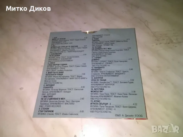 CD компакт диск The Best of  BG Rock BG Top Hits, снимка 2 - CD дискове - 49227886