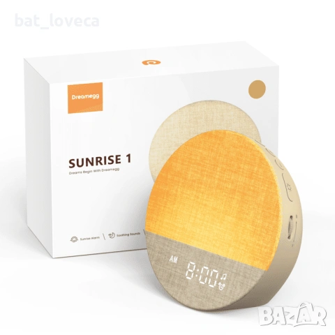Нов Dreamegg Sunrise 1 - будилник при изгрев,машина за бял шум с 29 звука