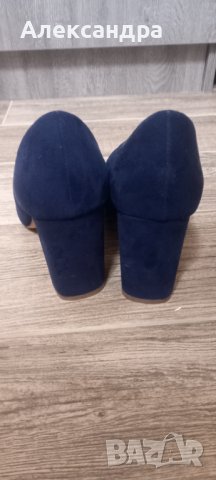Официални тъмно сини обувки, снимка 2 - Дамски елегантни обувки - 41609010