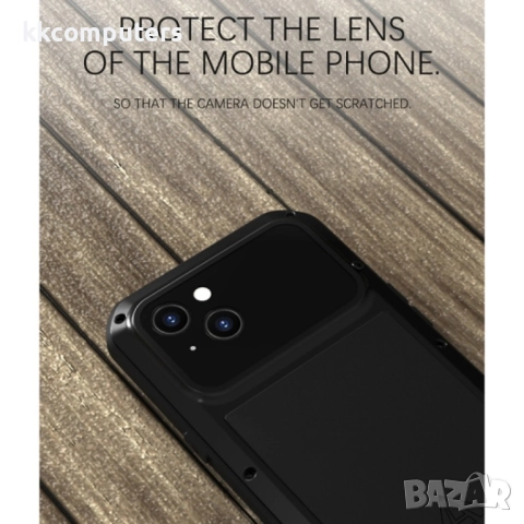 Apple iPhone 13 mini LOVE MEI Удароустойчив/Водоустойчив Калъф и Протектор, снимка 5 - Калъфи, кейсове - 52691746