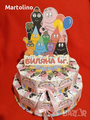 Картонена торта Among us, снимка 2 - Други - 53135767