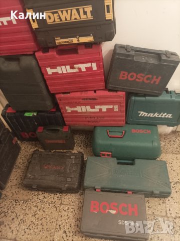 Хилти,бош , хитачи, спарки - куфари за инструменти, снимка 6 - Бормашини - 28247863