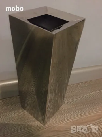 Ваза, марка PHILIPPI, от  огледално полирана неръждаема стомана, производител: PHILIPPI / Германия, снимка 2 - Други - 50397337