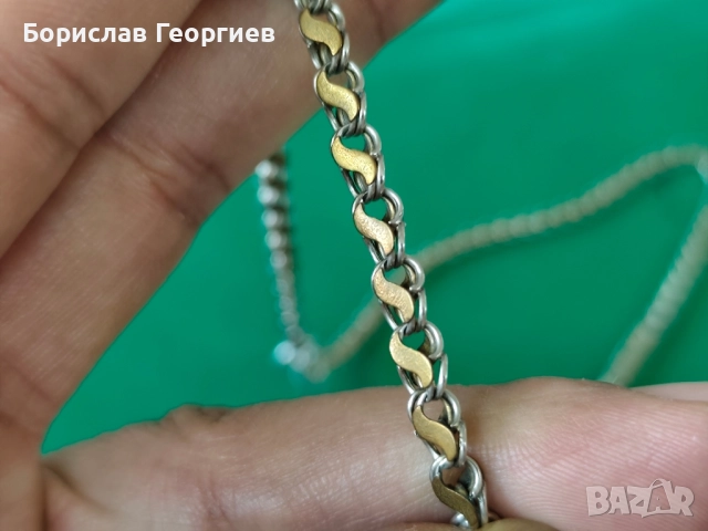 Стар сребърен кюстек за джобен часовник 0.800, снимка 5 - Антикварни и старинни предмети - 52522273