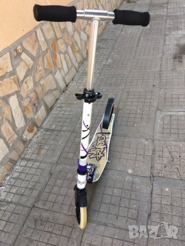 Детска алуминиева тротинетка No Rules до 100кг, снимка 3 - Скейтборд, ховърборд, уейвборд - 40955504