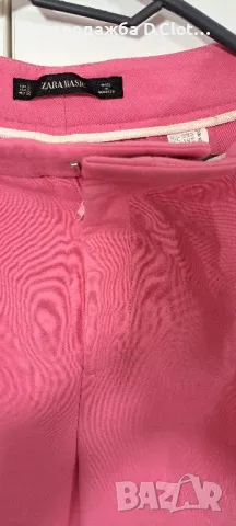 Zara розов панталон S размер  , снимка 5 - Панталони - 48638939