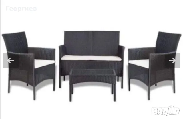 Ратанов градински комплект- ратанови мебели, снимка 2 - Градински мебели, декорация  - 49420049