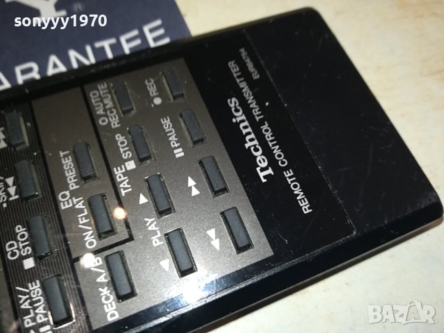 TECHNICS EUR64754 AUDIO REMOTE-SWISS 2208231600, снимка 2 - Ресийвъри, усилватели, смесителни пултове - 41933801