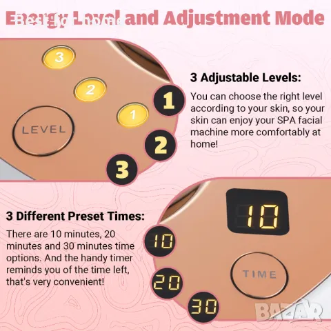 Професионален радиочестотен уред за стягане на кожата - Uaike RF 01, снимка 4 - Козметични уреди - 47327128