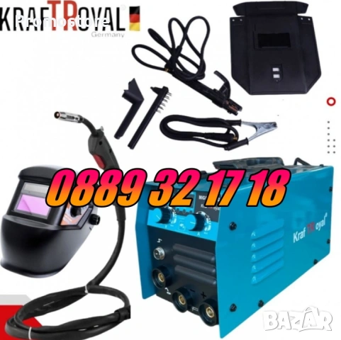 Инверторен Електрожен 400А с телоподаващо, Заваръчен Апарат MIG, MMA