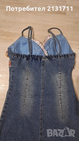 Дънкова рокля , снимка 5 - Рокли - 51085392