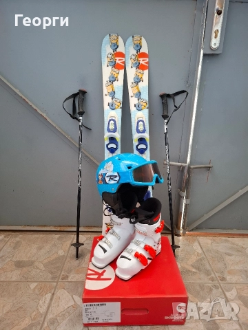 Детски комплект Rossignol-104см.+обувки Rossignol-20.5